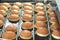 Fried Donuts On Conveyor