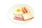Fried egg with bacon dish breakfast