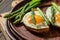 Fried Eggs And Asparagus Toast Sandwiches