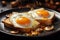 Fried eggs complete a wholesome and satisfying breakfast experience