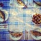 Fried Fish On The Served Table