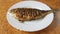 Fried Fish On White Plate