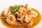 fried garlic shrimp pepper