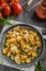 Fried gnocchi chicken curry