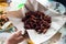 Fried grasshoppers served at local warung