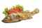 Fried grouper fish