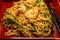 Fried Noodle stir spicy sea food