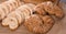 Fried Palmier laid out on counter