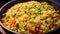 Fried Rice - A popular and versatile dish made with stir-fried rice, vegetables, and often meat or seafood, seasoned with sauces