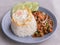 Fried rice with seafood and basil is a delicious and flavorful dish that combines the freshness of seafood with the aromatic taste