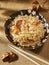 Fried Rice with Vegetables and fried eggs - Chinese, Japanese Cuisine