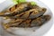 Fried small mackerel Thai fried seafood