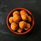 Fried Spanish bacalao croquettes
