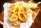 Fried Squid Rings with Sour Cream Sauce