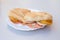 Fried squid spanish roll sandwich