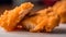 Fried Tasty Chicken Nuggets - view of cut nuggets