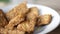 Fried tempeh snack menu with tasty simple spices typical of rural Indonesia