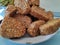 Fried tempeh, is a special food made from fermented soybeans with special mushrooms