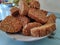 Fried tempeh, is a special food made from fermented soybeans with special mushrooms