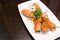Fried Tiger River Prawn Red Curry Paste Chu Chee Kung
