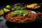 Fried traditional ground beef kim fry, North Indian Pakistani cuisine