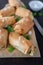 Fried Turkish Cigar Shaped Rolls - Spring roll Sigara Borek