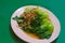 Fried vegetable in oil oyster sauce Chinese delicious food