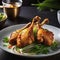 Fried Vietnamese Lemongrass Chicken High Quality Food Photography Gourmet Food