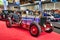 FRIEDRICHSHAFEN - MAY 2019: blue ROLLS-ROYCE SATIS 1930 cabrio roadster at Motorworld Classics Bodensee on May 11, 2019 in