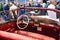 FRIEDRICHSHAFEN - MAY 2019: red interior MERCEDES-BENZ 220 S PONTON W187 1957 cabrio at Motorworld Classics Bodensee on May 11,
