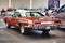 FRIEDRICHSHAFEN - MAY 2019: red orange DODGE SUPER BEE V 1970 coupe at Motorworld Classics Bodensee on May 11, 2019 in
