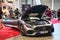 FRIEDRICHSHAFEN - MAY 2019: silver carbon MERCEDES-AMG GT C190 R190 2014 cabrio at Motorworld Classics Bodensee on May 11, 2019 in