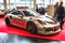 FRIEDRICHSHAFEN - MAY 2019: silver PORSCHE 911 991 GT3 RS turbo coupe at Motorworld Classics Bodensee on May 11, 2019 in