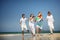 Friend Group Togetherness Beach Party People Concept