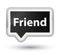 Friend prime black banner button