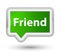 Friend prime green banner button