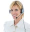 Friendly Beautiful Blonde Telemarketer