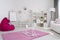 Friendly and bright little girl\'s room interior