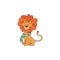 a friendly lion cartoon