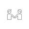 friends handshake outline icon. Elements of friendship line icon. Signs, symbols and vectors can be used for web, logo, mobile app