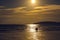 Friends Walking On Shore At Beach During Sunset