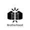 Friendship, brotherhood icon. Element of friendship icon. Premium quality graphic design icon. Signs and symbols collection icon