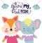 Friendship day cute fox and elephant together holding hands greeting card