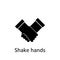 Friendship, shake hands icon. Element of friendship icon. Premium quality graphic design icon. Signs and symbols collection icon