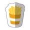 fries french fast food icon