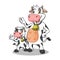 Friesian Holstein Dairy Mother and Her Child