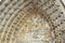 Frieze and the tympanum of the portal of the Last Judgement at Notre Dame Cathedral, Paris, France 