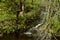 Friezland River Tame waterfall in Oldham