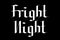 Fright night - Halloween typography, gothic font