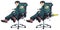 Frightened businessman on chair. Stock illustration